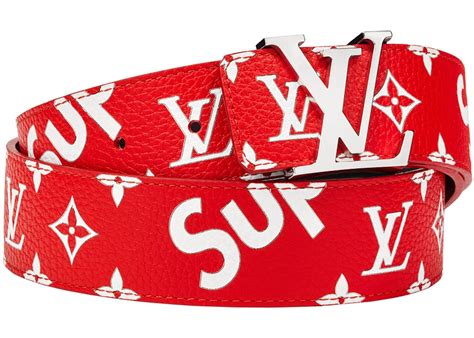 louis vuitton and supreme belt